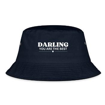 Darling you are the best - Bucket Hat - navy - Front