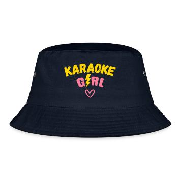 Karaoké Girl Chanteuse - Bob - marine - Devant