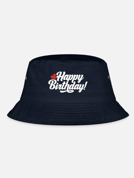 Happy birthday Geburtstag Lieblingsmensch - Bucket Hat - Navy