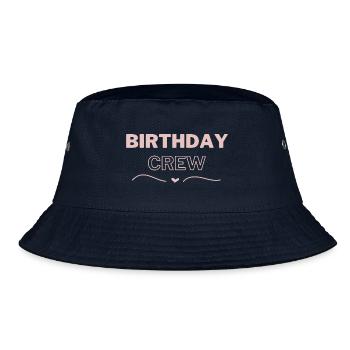 Birthday Crew - Bucket Hat - navy - Front