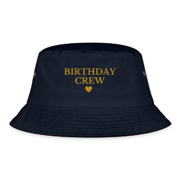 Birthday Crew - Bucket Hat - navy - Front