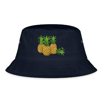 Ananas - Bucket Hat - Navy - Vorne