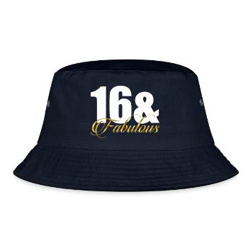 16 & Fabulous - Bucket Hat - navy - Front