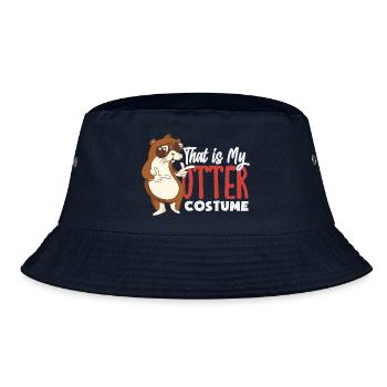 Sea Otter Costume - Bucket Hat - navy - Front