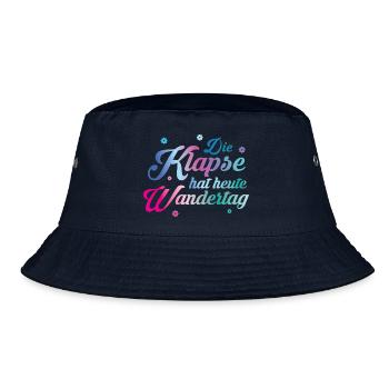 Klapse hat Wandertag - Bucket Hat - Navy - Vorne