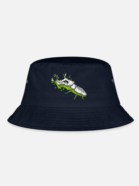 grüner drachen - Bucket Hat - Navy