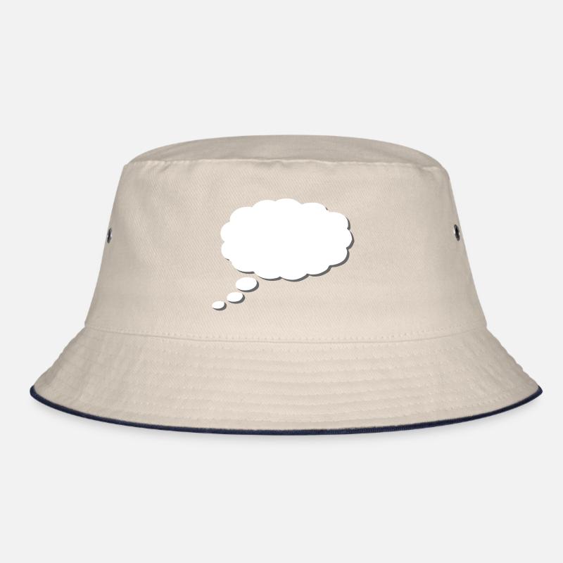 Thought Cloud, Thinkbubble. To personalize Bucket Hat