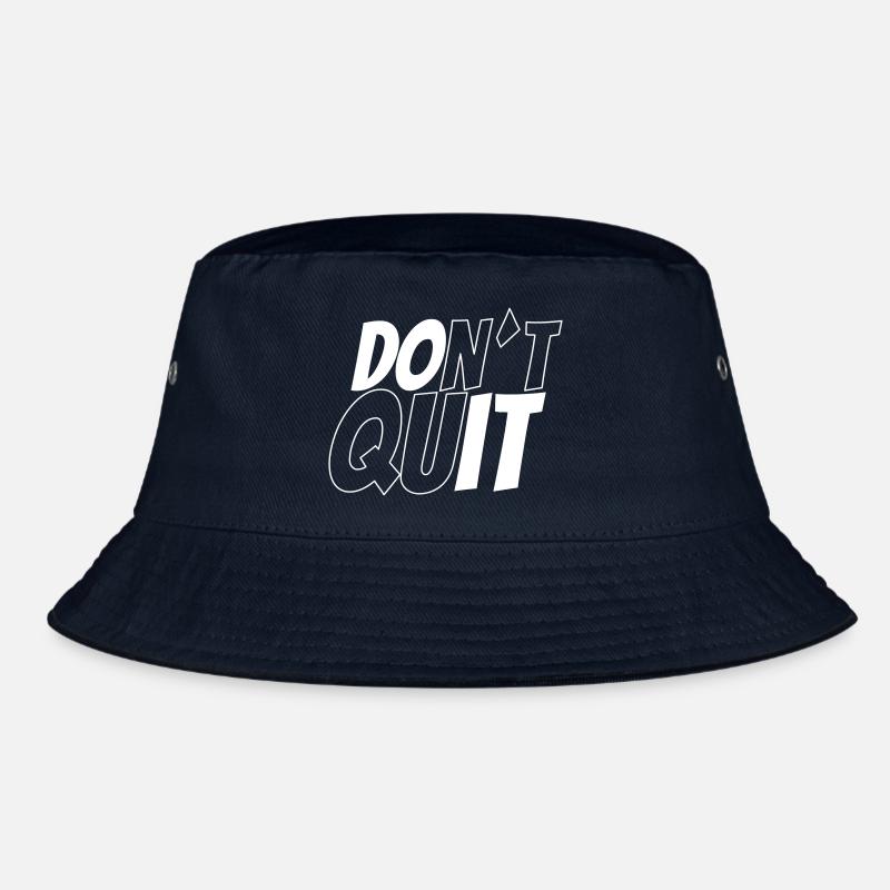 dont´t quit vs do it - Bucket Hat - Navy