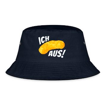 Ich flip aus! - Erdnussflip Peanut - Bucket Hat - Navy - Vorne
