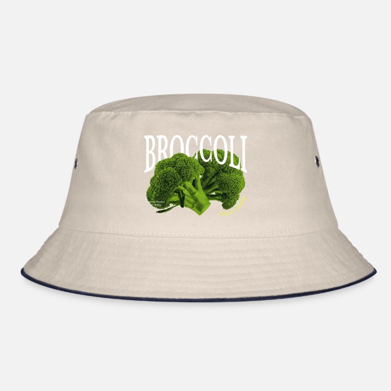 Broccoli – Ästhetisches Gemüse-Design Bucket Hat