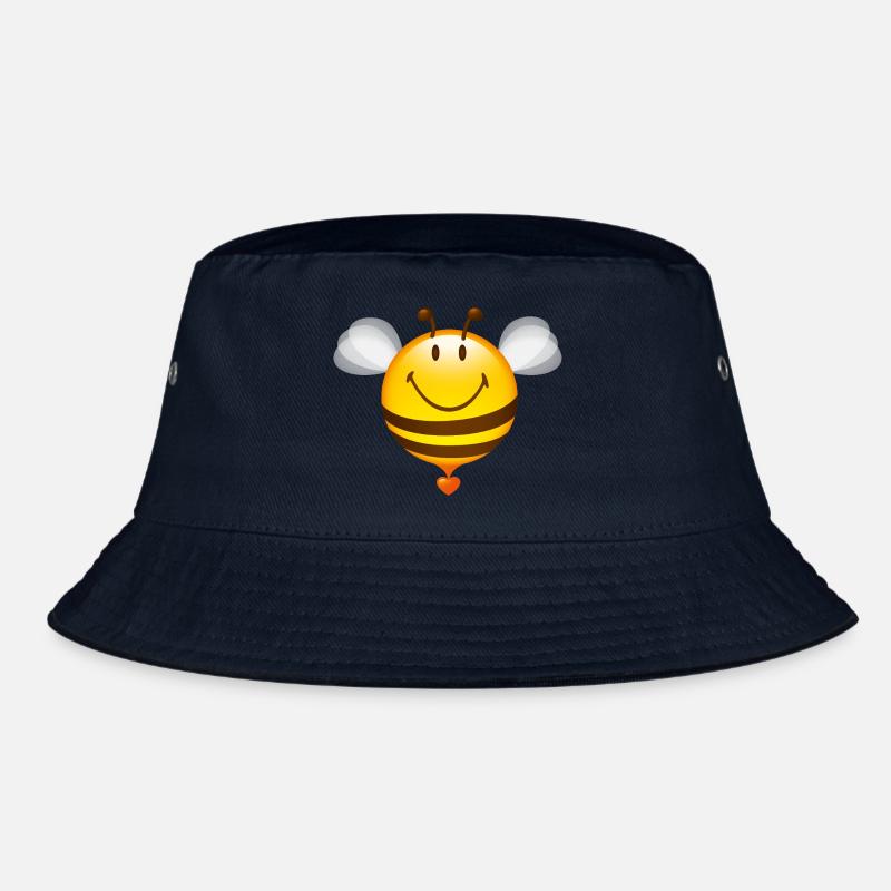 Smiley Bee - Cappello alla pescatora - blu scuro