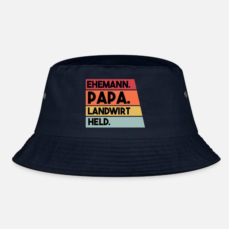 Ehemann Papa Landwirt Held Bucket Hat