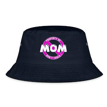 Propriété de maman, blanc .En - Bob - marine - Devant