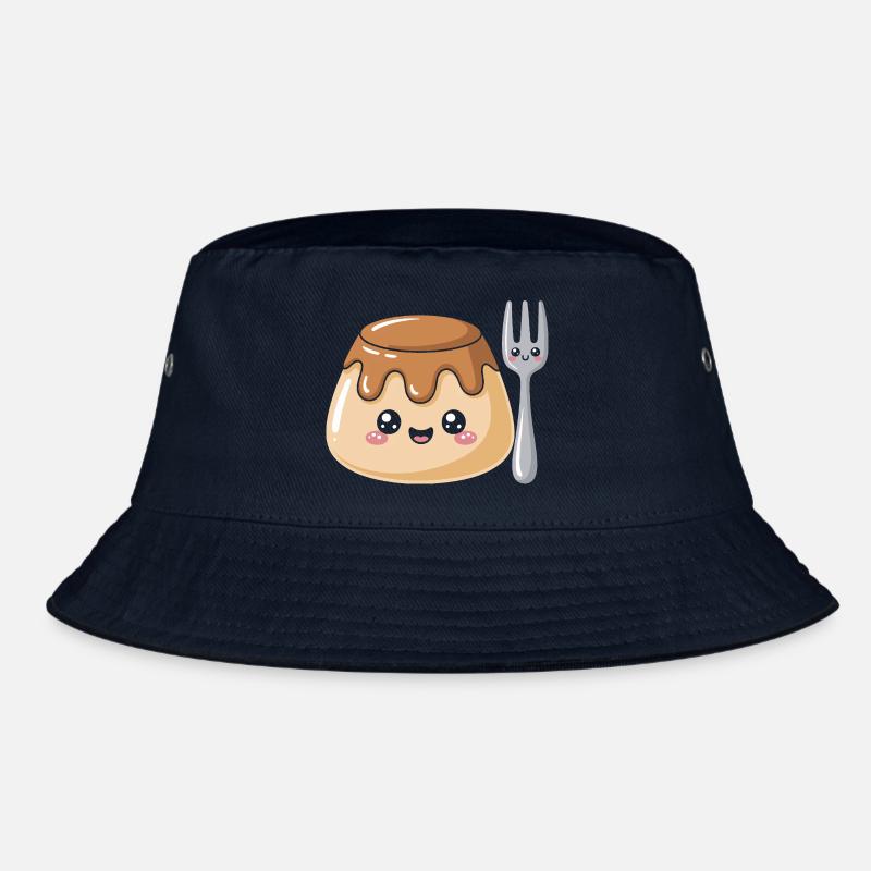 Pudding with fork Bucket Hat