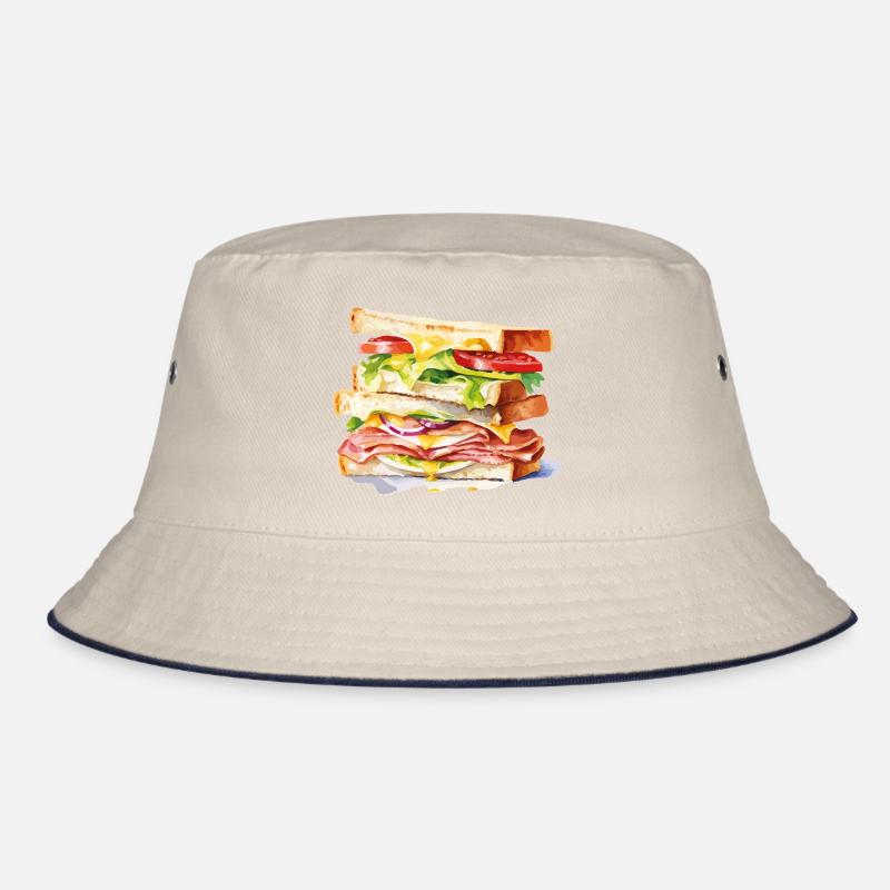 Illustration colorée des couches de sandwich Bob