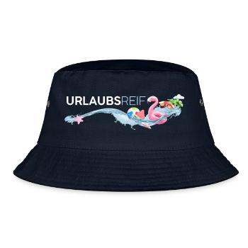 Urlaubsreif - Bucket Hat - Navy - Vorne