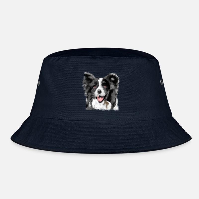 Border Collie - Bucket Hat - Navy