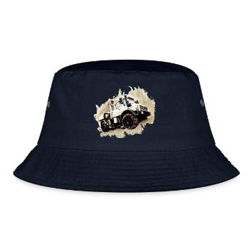 Unimog LKW - Bucket Hat - Navy - Vorne