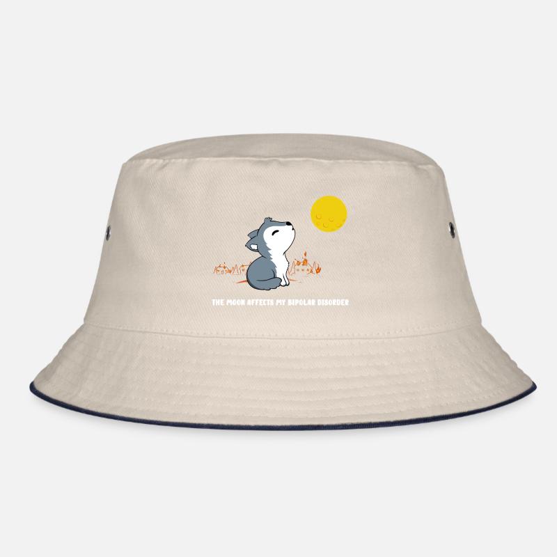 The moon affects my bipolar disorder Bucket Hat