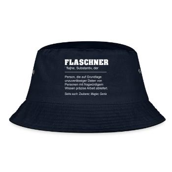 Flaschner lustige Definition - Bucket Hat - Navy - Vorne