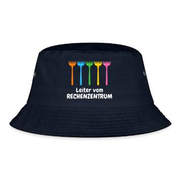 Rechenzentrum Gärtner Baumschule Hobbygärtner - Bucket Hat - Navy - Vorne