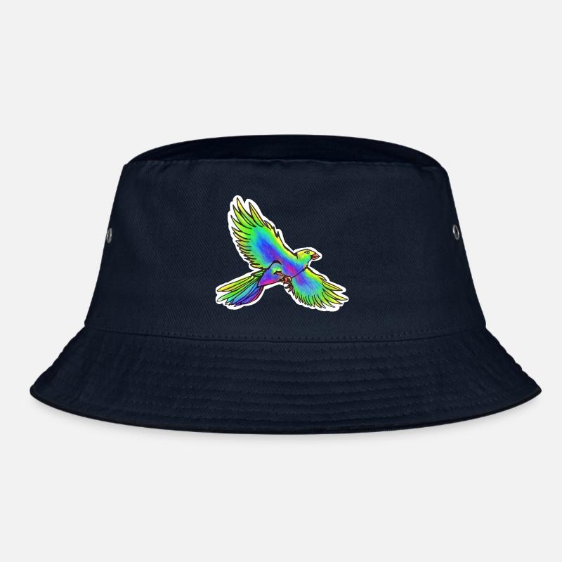 Oiseau de paradis (jaune-vert-bleu) Bob