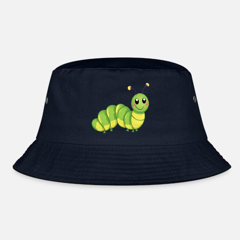 Lächelnde Raupe Bucket Hat