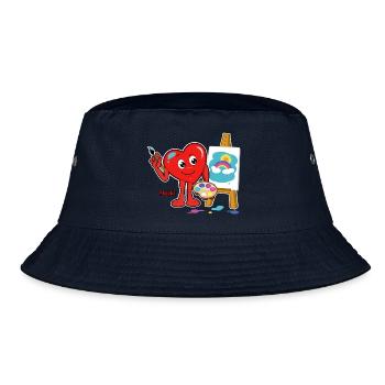 Mucki Kreativ - Bucket Hat - Navy - Vorne