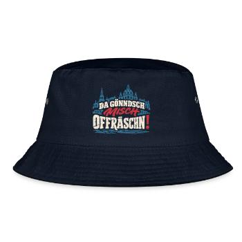 Da gönndsch misch offräschn! – Dresden - Bucket Hat - Navy - Vorne