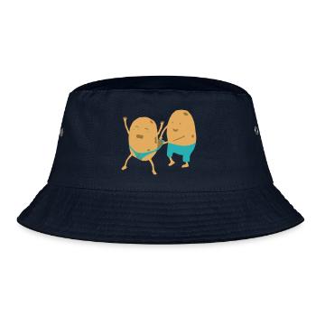 Potato Wedgie - Bucket Hat - navy - Front