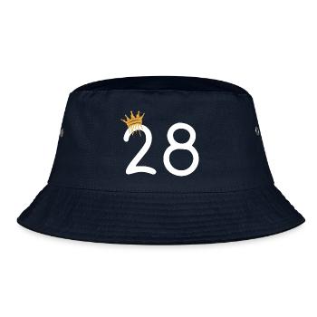28 - Bucket Hat - navy - Front
