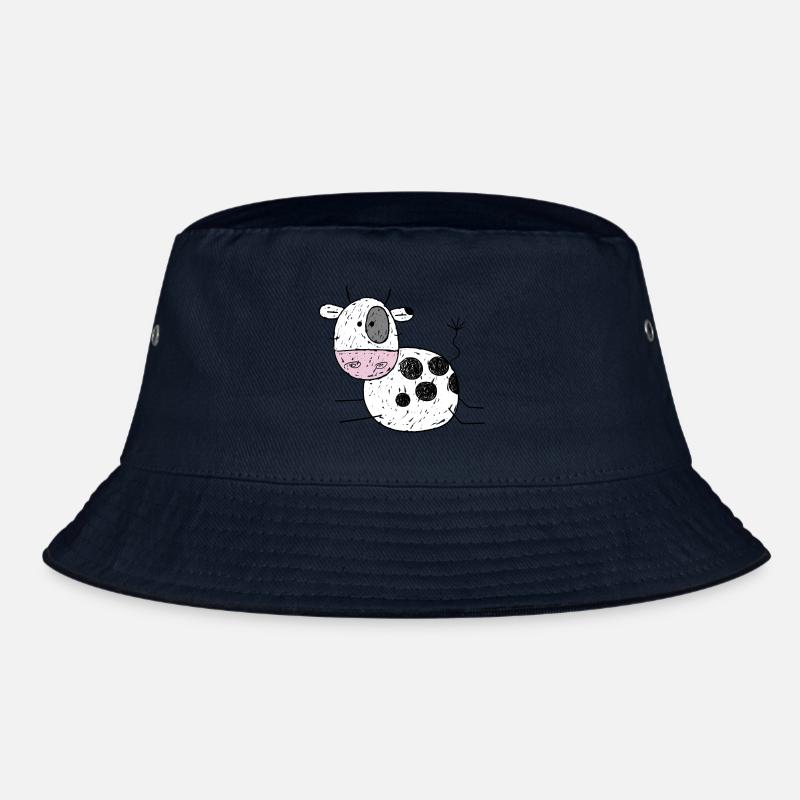 Witzige Kuh Comic I Kinder Geschenk I Kälbchen Bucket Hat