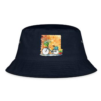 Bicycle - Bucket Hat - navy - Front