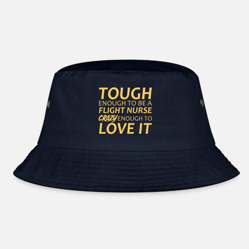 Flight Nurse Crazy Luftrettung Bucket Hat