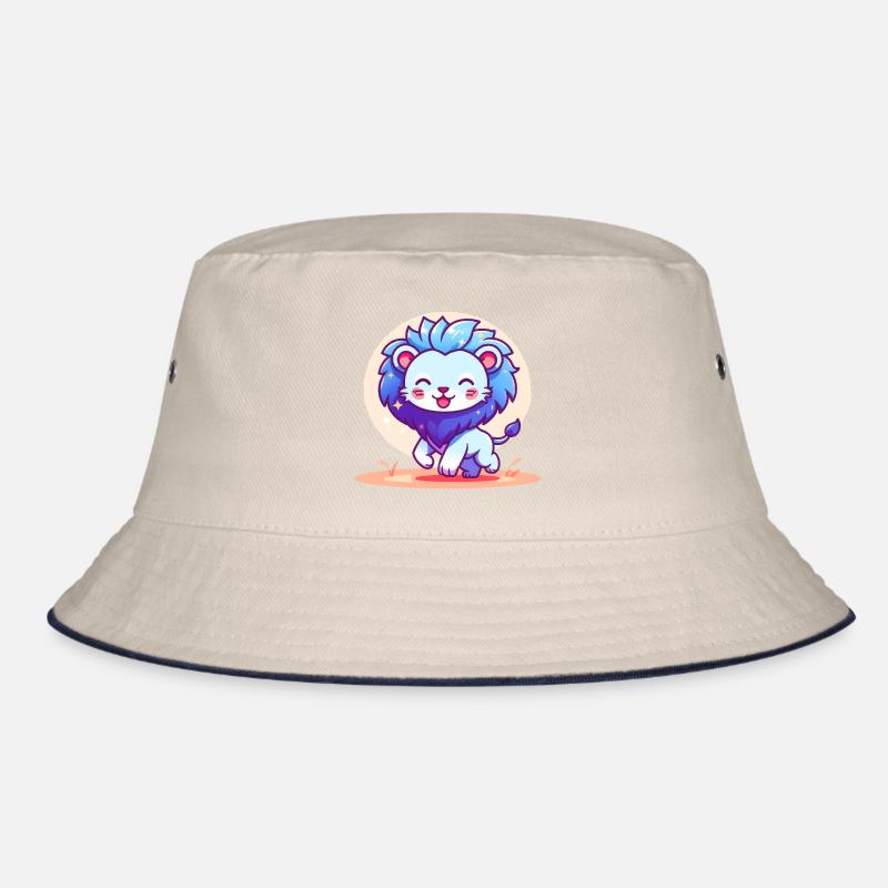 Little Blue Lion Bucket Hat