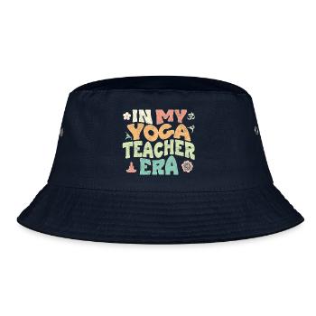 In my Yoga Teacher Era - Bucket Hat - navy - Front
