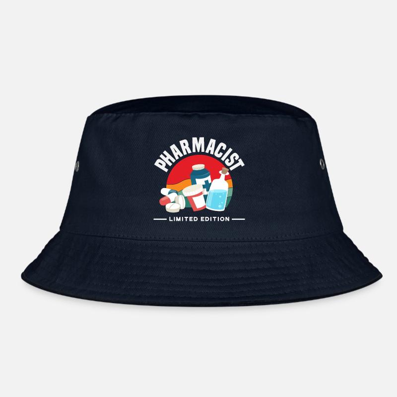 Pharmacist Retro Pharmacy Technician Bucket Hat