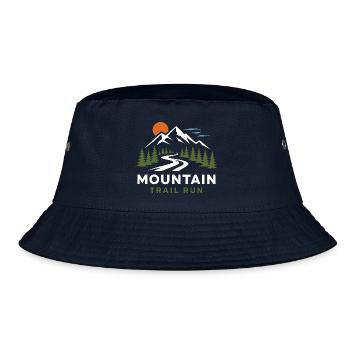 Mountain Trail Run - Bucket Hat - Navy - Vorne