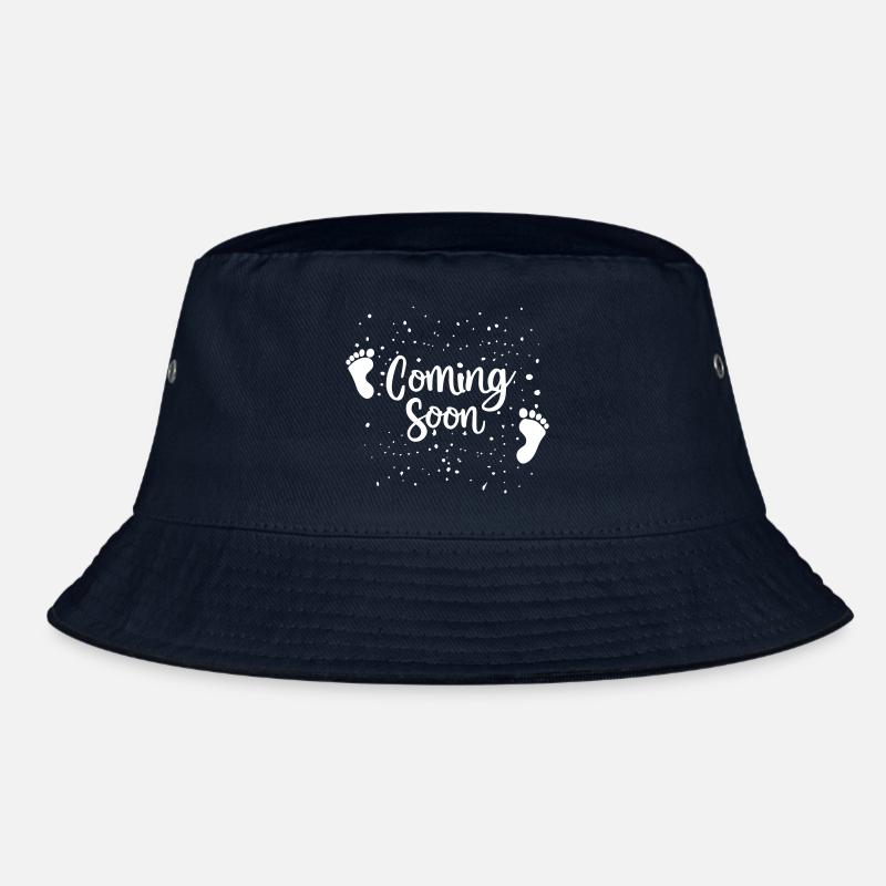 'Coming Soon' Gift, Birth Announcement Bucket Hat