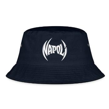 Napoli Crest Typography - Bucket Hat - navy - Front