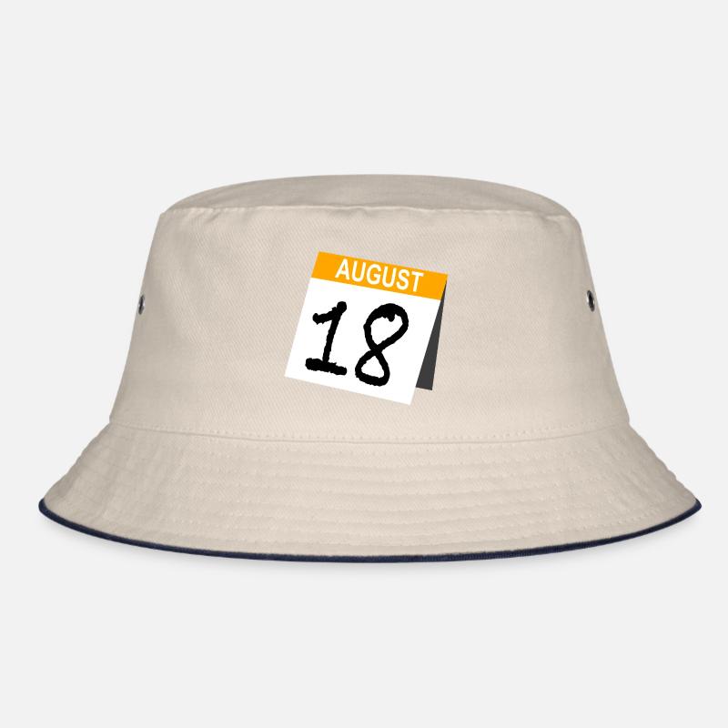 18. Geburtstag August Geschenk Kalender Bucket Hat