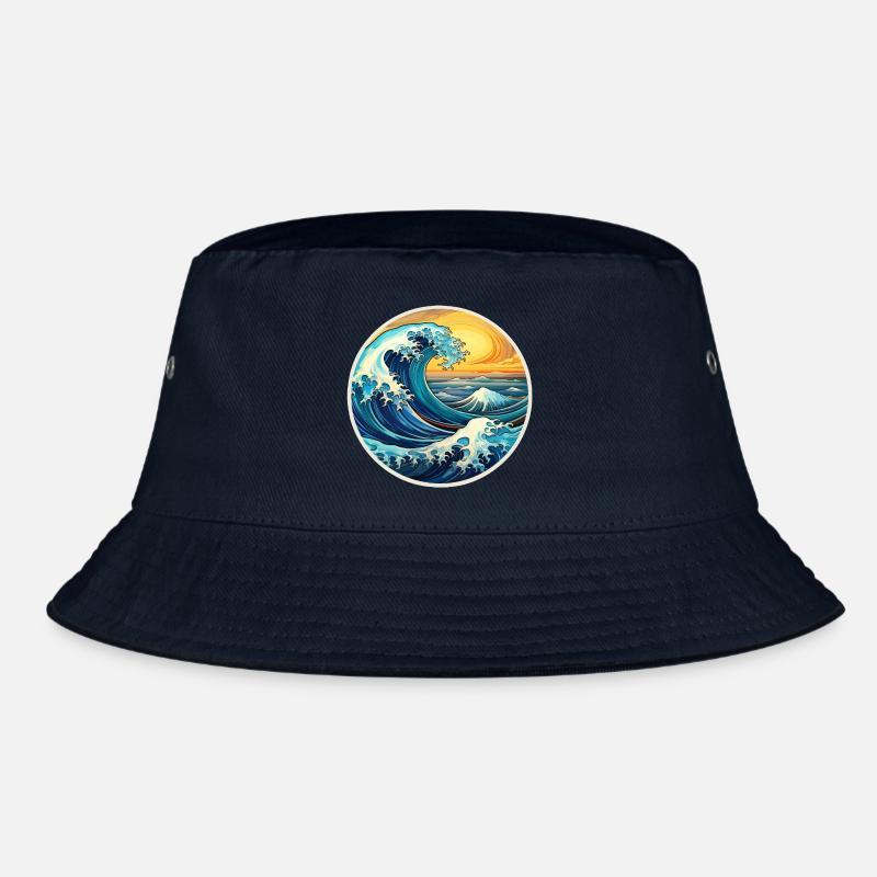 Illustration de grosses vagues – Maritime Retro Design - Bob - marine