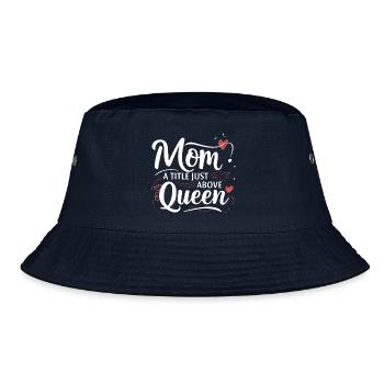 Mama - Ein Titel knapp über Queen - Bucket Hat - Navy - Vorne