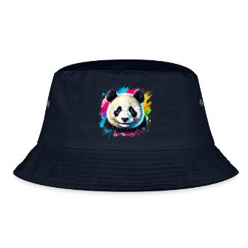 Panda - Bucket Hat - Navy - Vorne