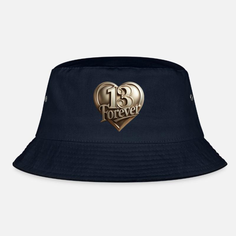 13forever in Herzform Bucket Hat
