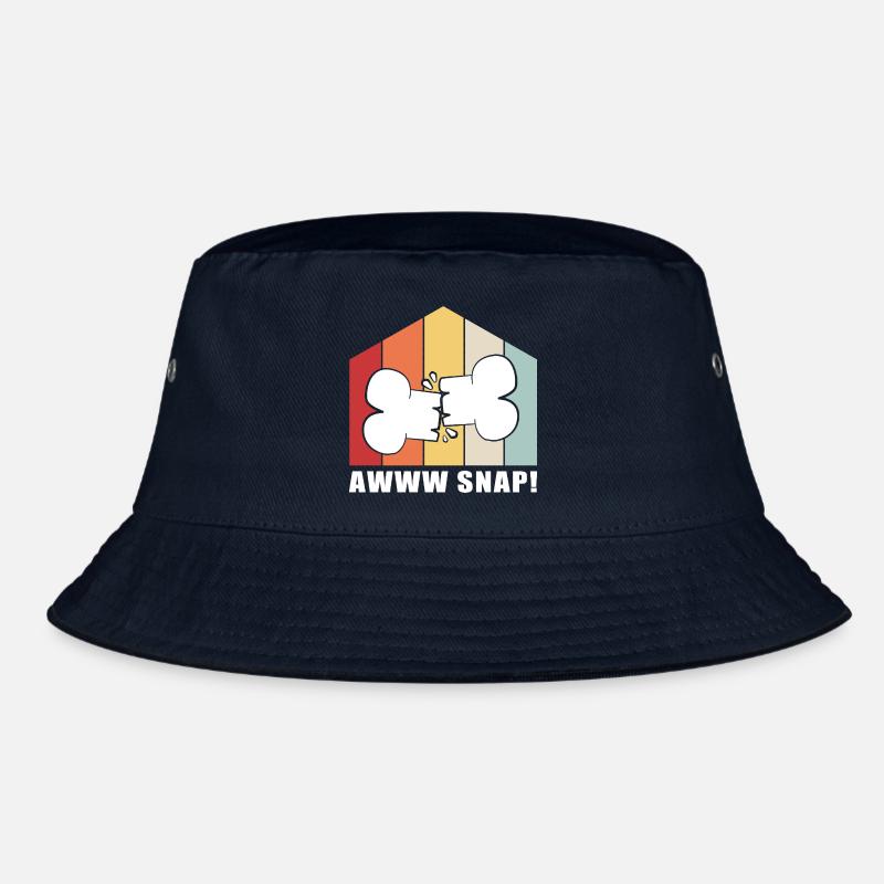 Knochenbruch Halloween Skelett Knochen Armbruch Bucket Hat