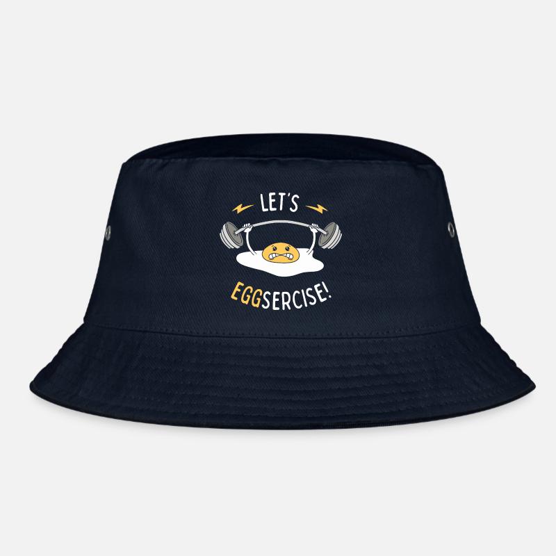 Lasst uns Eggsercise! Bucket Hat