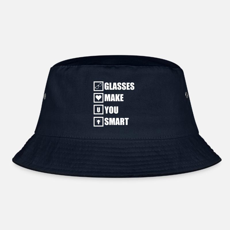 Glasses make you smart Bucket Hat