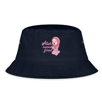 Muslim Islam Allah - Bucket Hat - Navy - Vorne