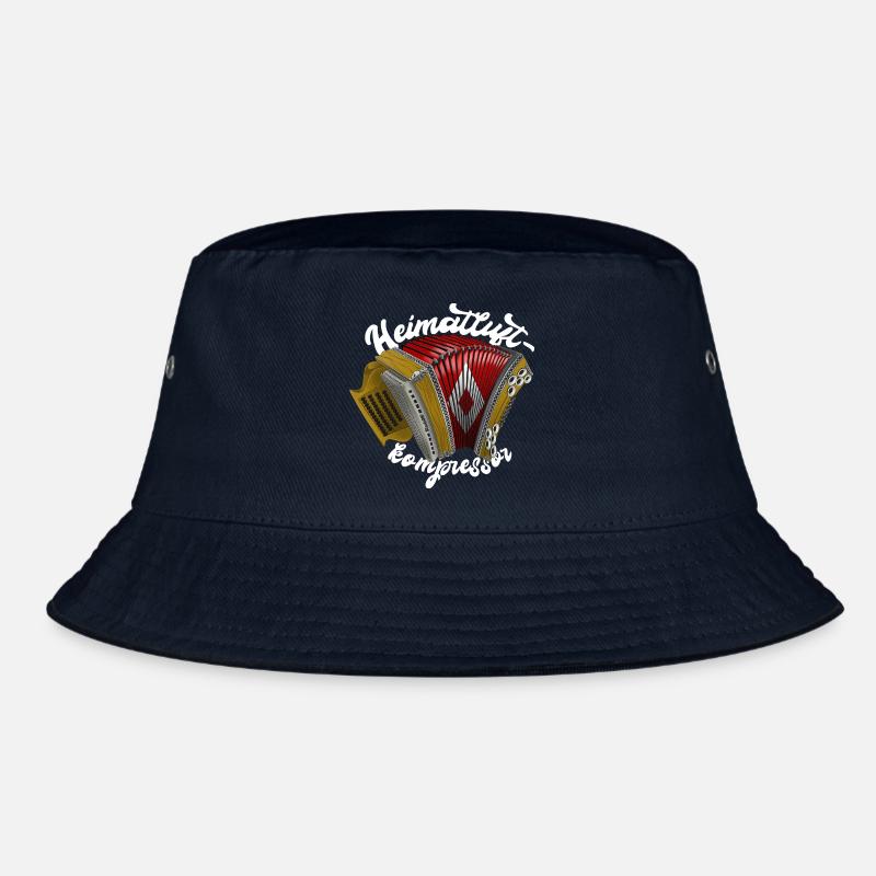 Heimatluftkompressor // hell | ZiachON! - Bucket Hat - Navy